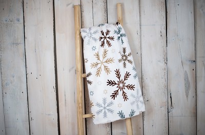 Deka Micro 150*200 cm Vločka hnědá