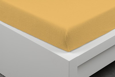 Prostěradlo FROTÉ meruňkové