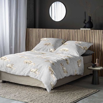 Povlečení IRISETTE ŠEDÉ OVCE